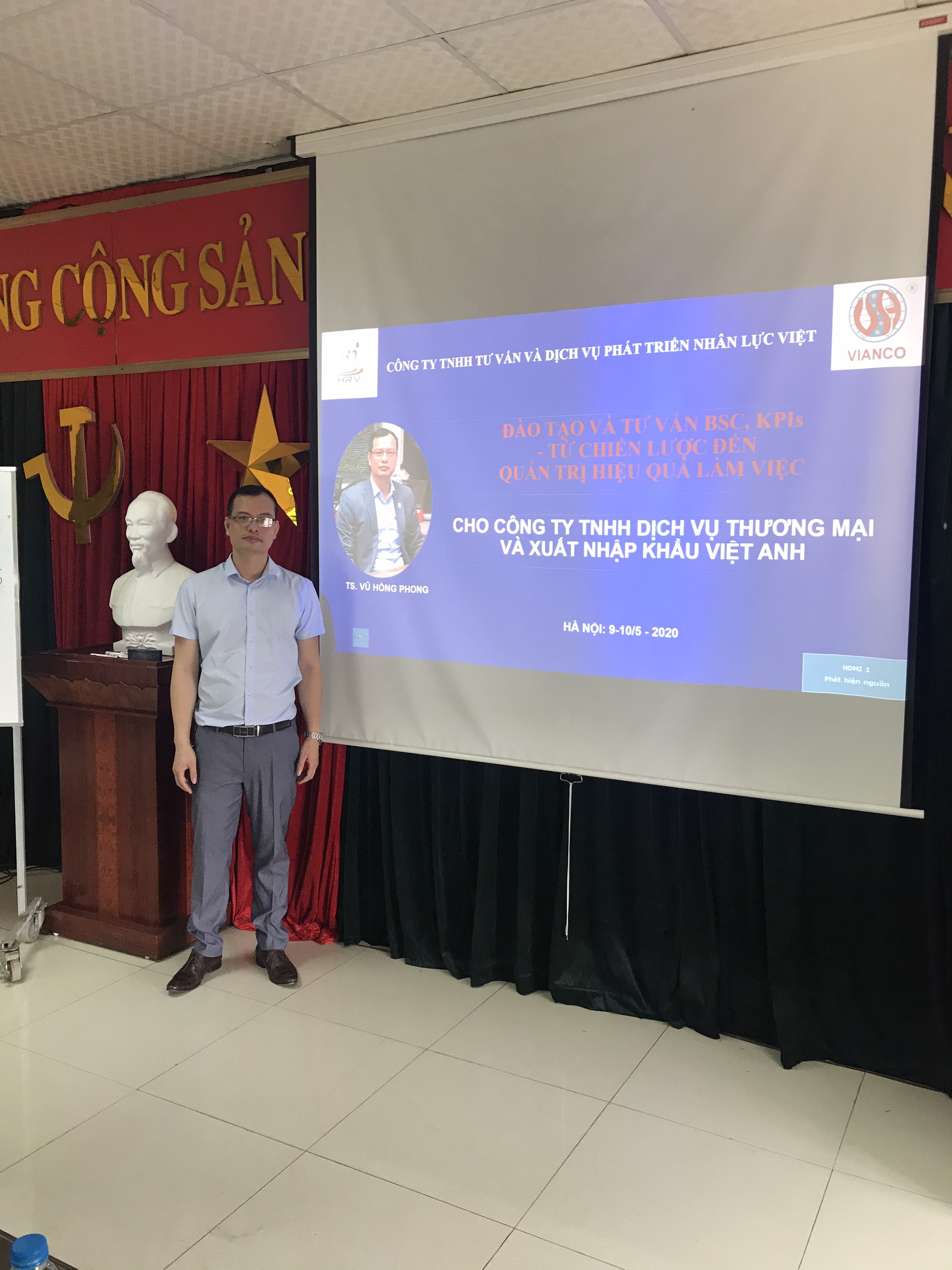 Đào tạo và tư vấn BSC, KPIs cho công ty TNHH TMDV và XNK Việt Anh